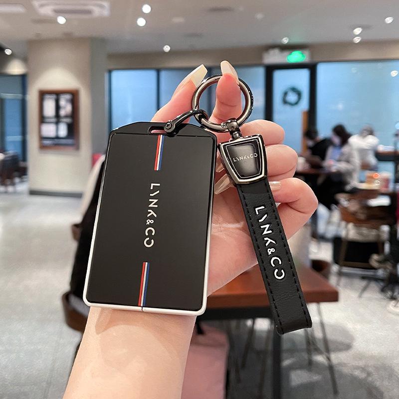 Lynk & Co 07/08/09 Suede Key Card Cover - Men's & Women's Remote Holder (2024)