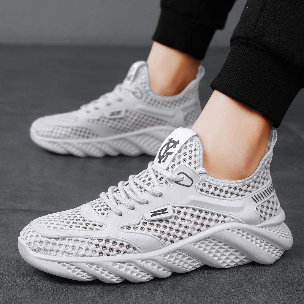 2026 Summer Mesh Brand Sneakers Fashion Men's Sneakers Lightweight Running Shoes Breathable Casual Shoe Comfortable Men's Tennis