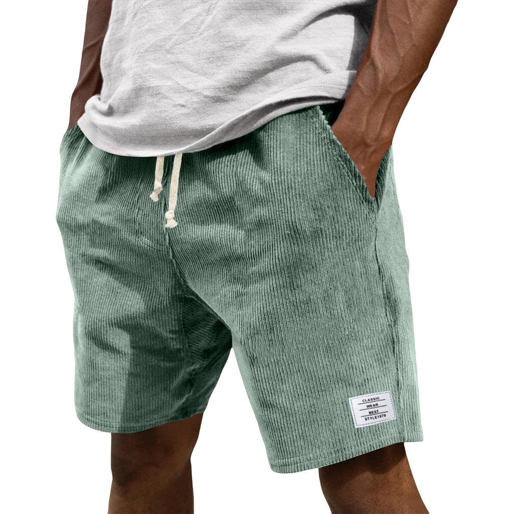 Men's Summer Casual Shorts Men's Fashion Sports Textured Shorts