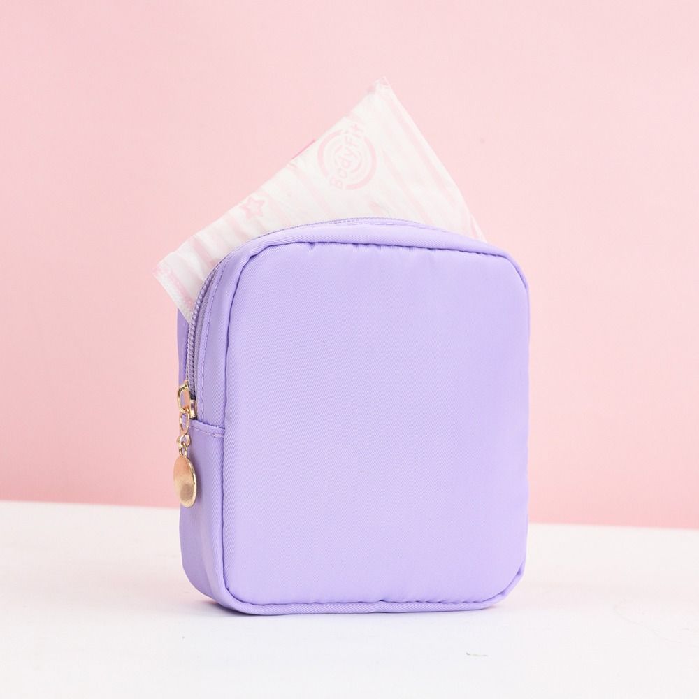 New Multicolor Sanitary Pad Bags Home Organization Portable Pad Pouch Napkin Storage Organizer
