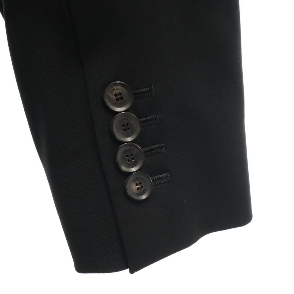 unused GUCCI Made in Bulgaria 100% wool suit Setup Black series Tagged Men's Used