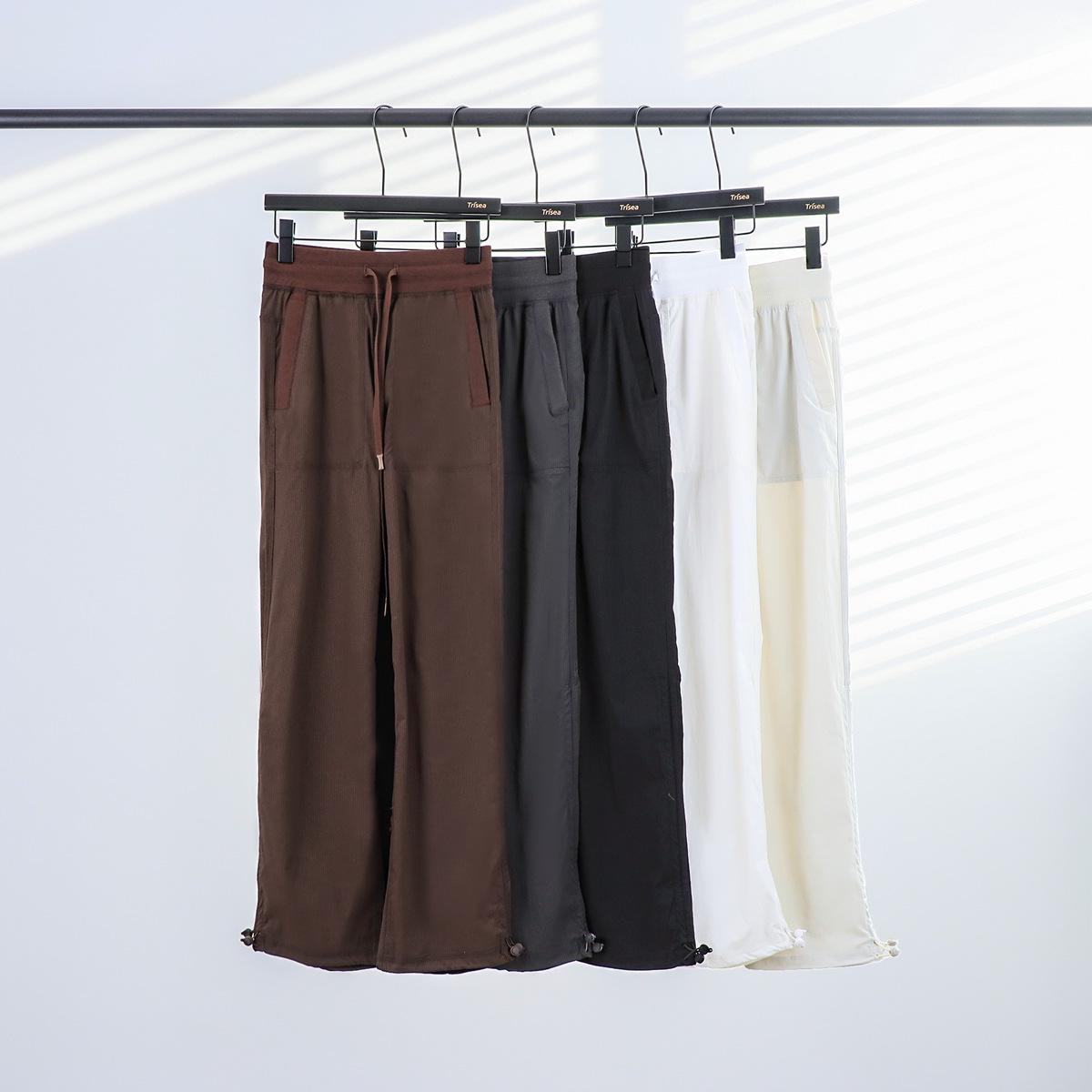 Nude Feel High-Waisted Cargo Yoga Pants - Women s Slimming Drawstring Fitness Trousers 12/XXXL