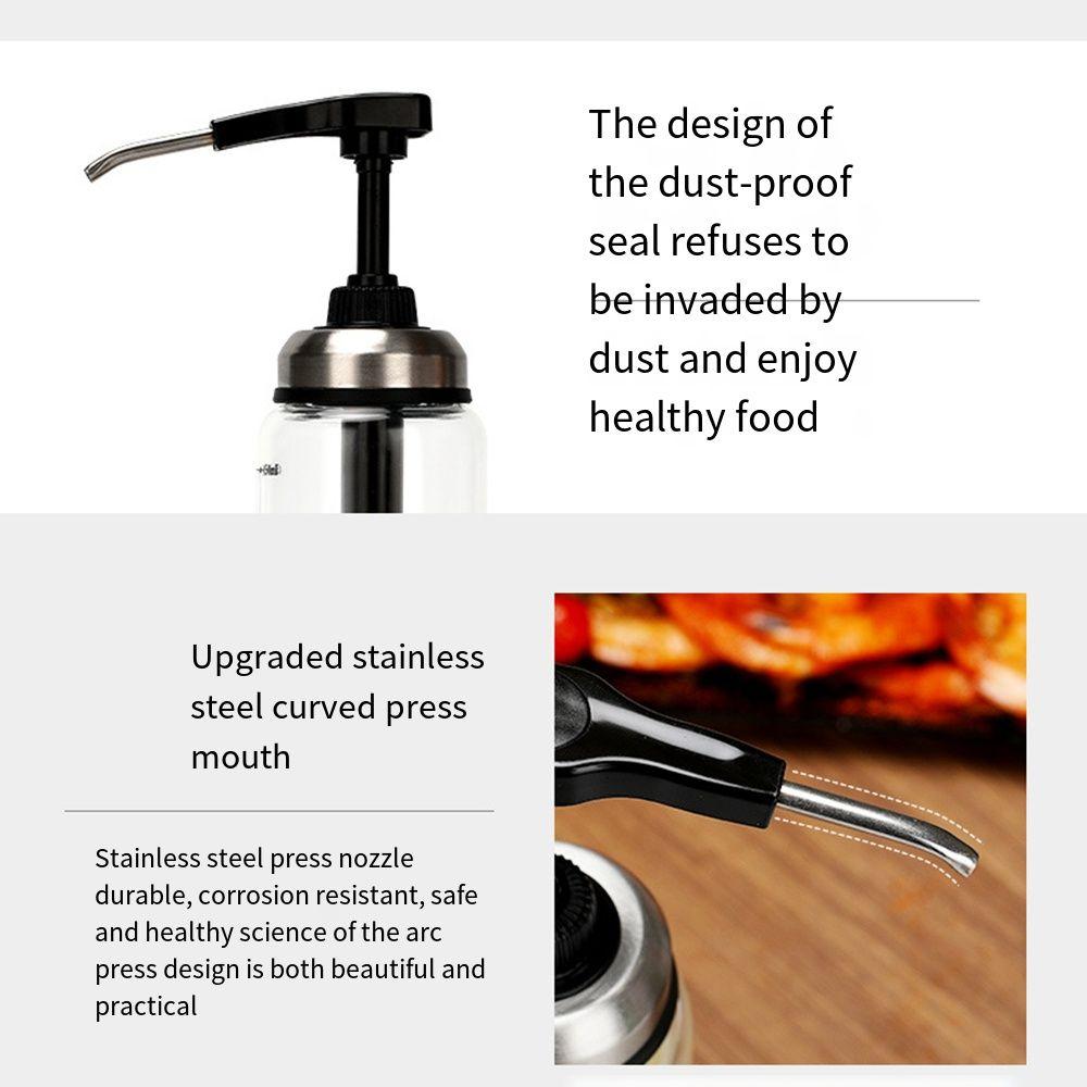 300ml/450ml Oyster Sauce Dispenser No Drip Sauce Press Bottle Sticky Sauce Pump Bottle  Kitchen