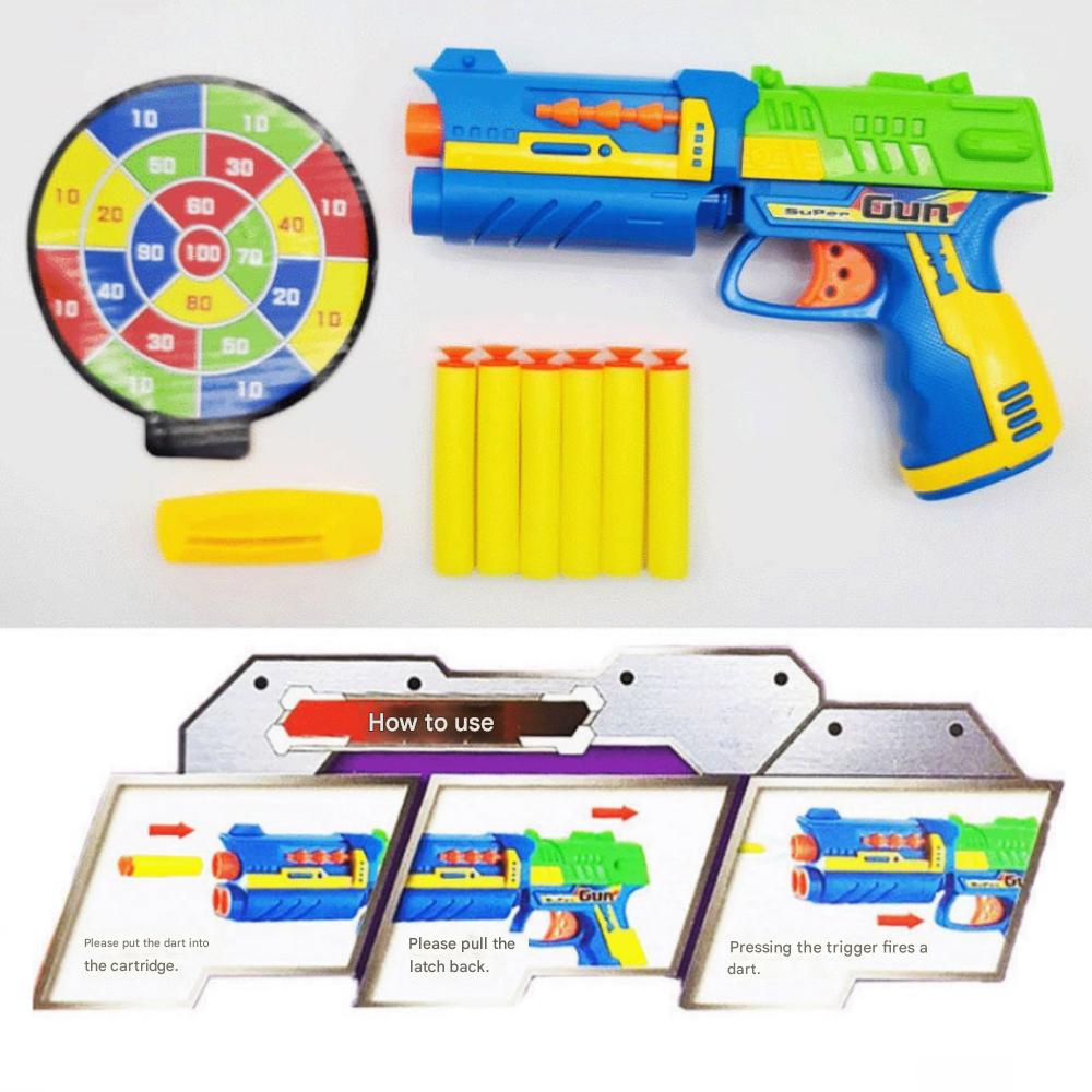 1 Set of Blaster Dart Gun Toys