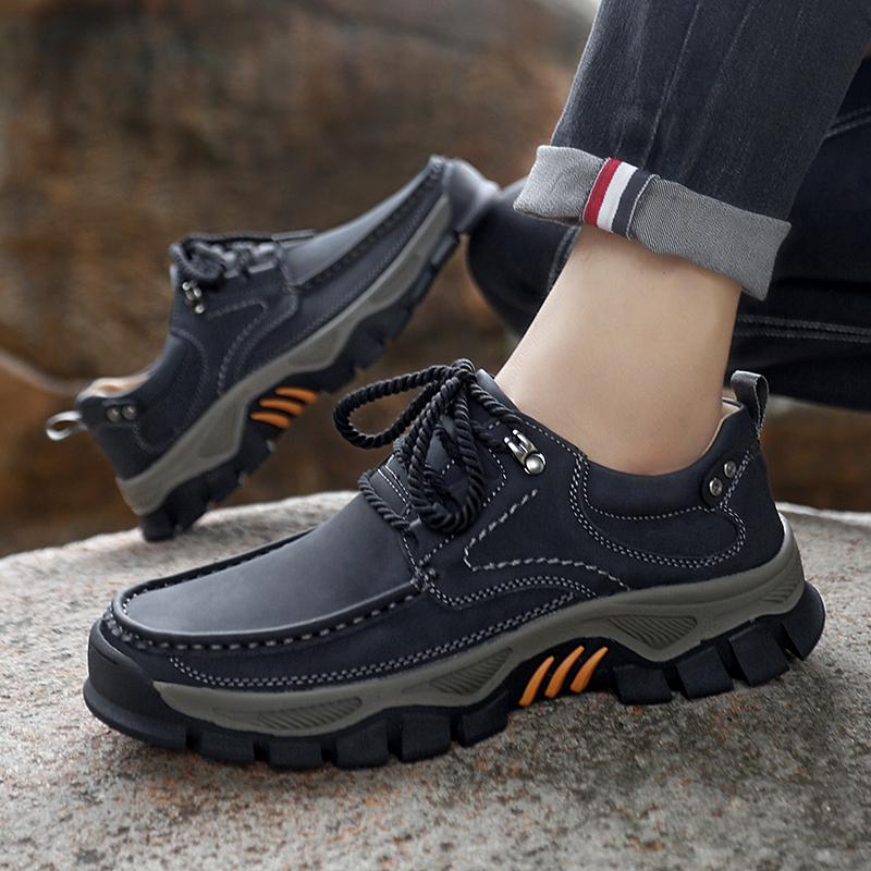 Handmade Casual Leather Shoes Men Comfort Driving Shoes Soft Leather Loafers Men Shoes Moccasins Tooling Shoes