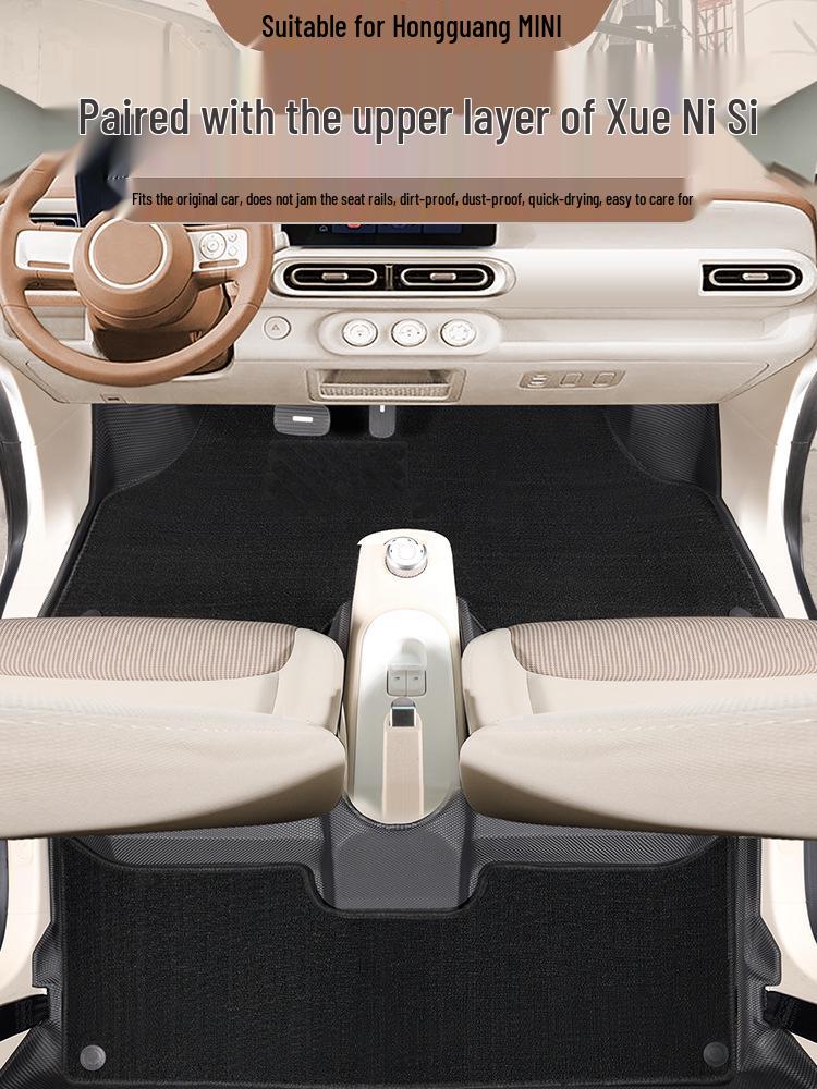 Kompatible Fußmatten für Wuling Hongguang Mini Dritte und Vierte Generation Macaron, Version für vier Türen