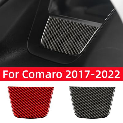 For Chevrolet Camaro 2017-2022 Accessories Carbon Fiber Interior Car Instrument Panel Decorative Sticker Trim Cover