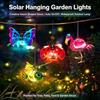 Luce da Giardino Sospesa a Energia Solare LED, Decorazione LED in Metallo, Decorazione da Giardino con Design Creativo a Insetto Luce Solare Sospesa Decorazione