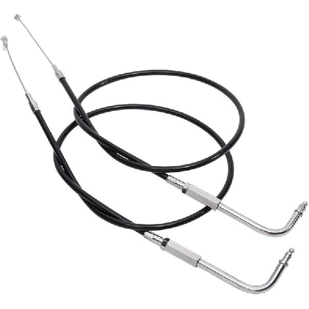 SLMOTO 80CM Black Motorcycle Throttle Cable Fit for Harley Sportster XL883 XL1200