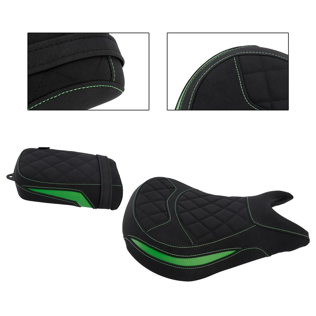 Front&Rear Raider Passenger Kit Lower Green For Kawasaki Eliminator 500 24-25