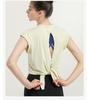 Women's Quick-Dry Sports T-shirt with Stylish Back Design for Yoga and Fitness