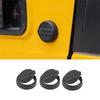 A03E-Keyhole Covers For Jeep Wrangler TJ JK JL JT 1997- Car Door Security Accessories Keyhole Protection Cover ,3 Pack