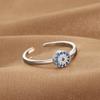 YILUOCD Blauwe Zirkoon Duivelsogen Open Verstelbare Ringen Geluk Turkse Boze Oog Vingerringen Voor Vrouwen Trouwring Sieraden