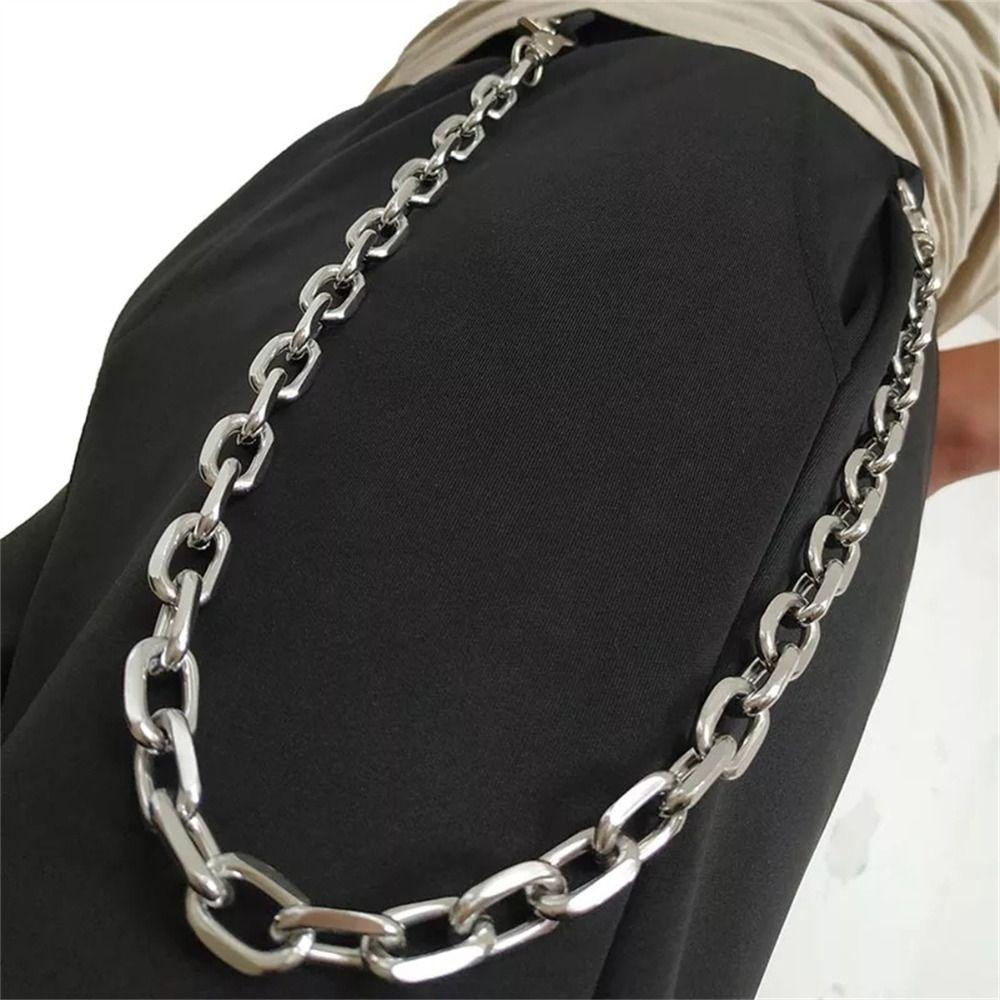 Single Strands Wallet Chain Metal Link Biker Chain Rock Style Rock Punk Chain Casual Style