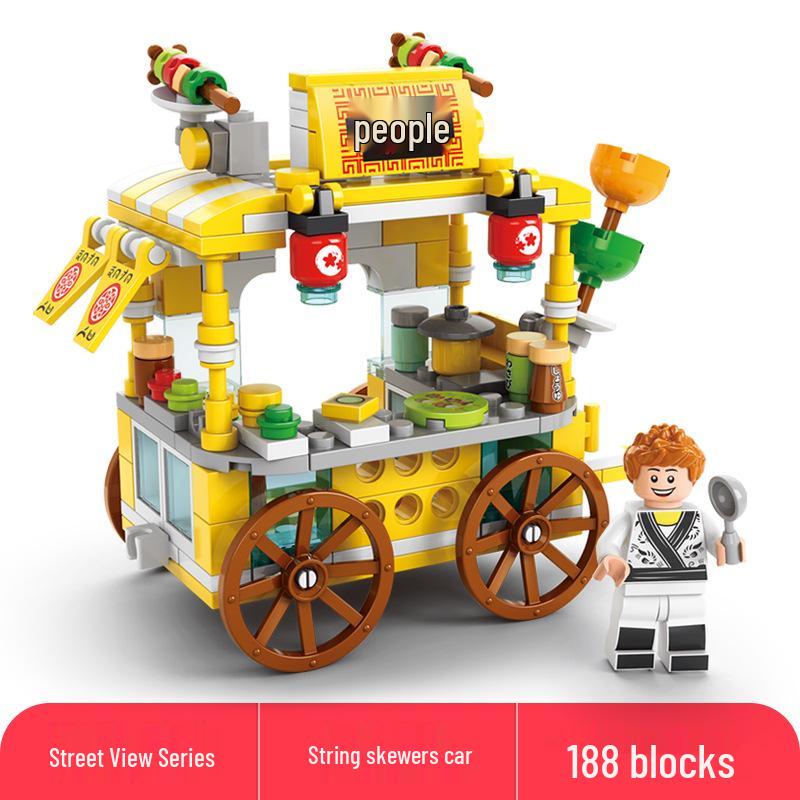 Lele Brothers Compatible Building Blocks: Educational Interlocking House Model for Kids