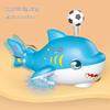 Cartoon Electric Shark Toy With Light And Sound Automatic Moving Shark Toy Interactive Toys For Kids Gift