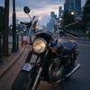 Retro Motorcycle Windshield with Headlight Bracket Screw-Fastened