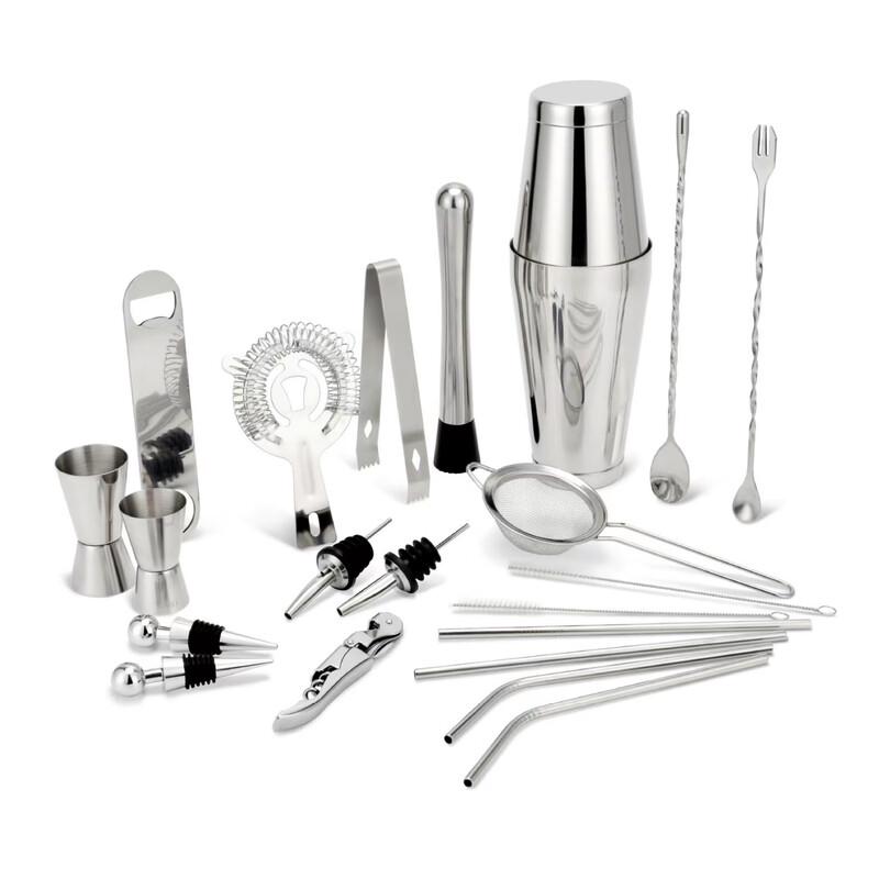 

21-Piece Professional Boston Shaker Cocktail Set