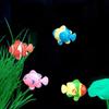 5pcs Decorative Artificial Clownfish Plastic Simulation Floating Fishes Random Color Simulation Ocean Tropical Fish