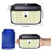 Solar Outdoor Lights 176 LED Solar Powered Motion Sensor Flood Lights IP65 Waterproof 3 Modes Wall Lamp For Outside Porch Yard