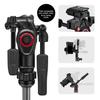 Manfrotto Befree GT PRO Professional Travel Tripod Kit with Fluid Head Leveling Column for Aluminum Screw DSLR Mirrorless Camera Accessories 3-Way