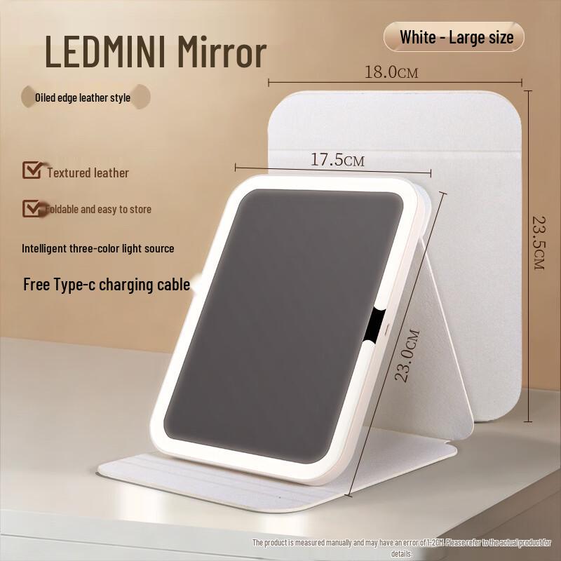 

oeny Large LED Vanity Mirror with Lights