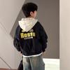 Boys Teen Spring Autumn Casual Workwear Baseball Jacket