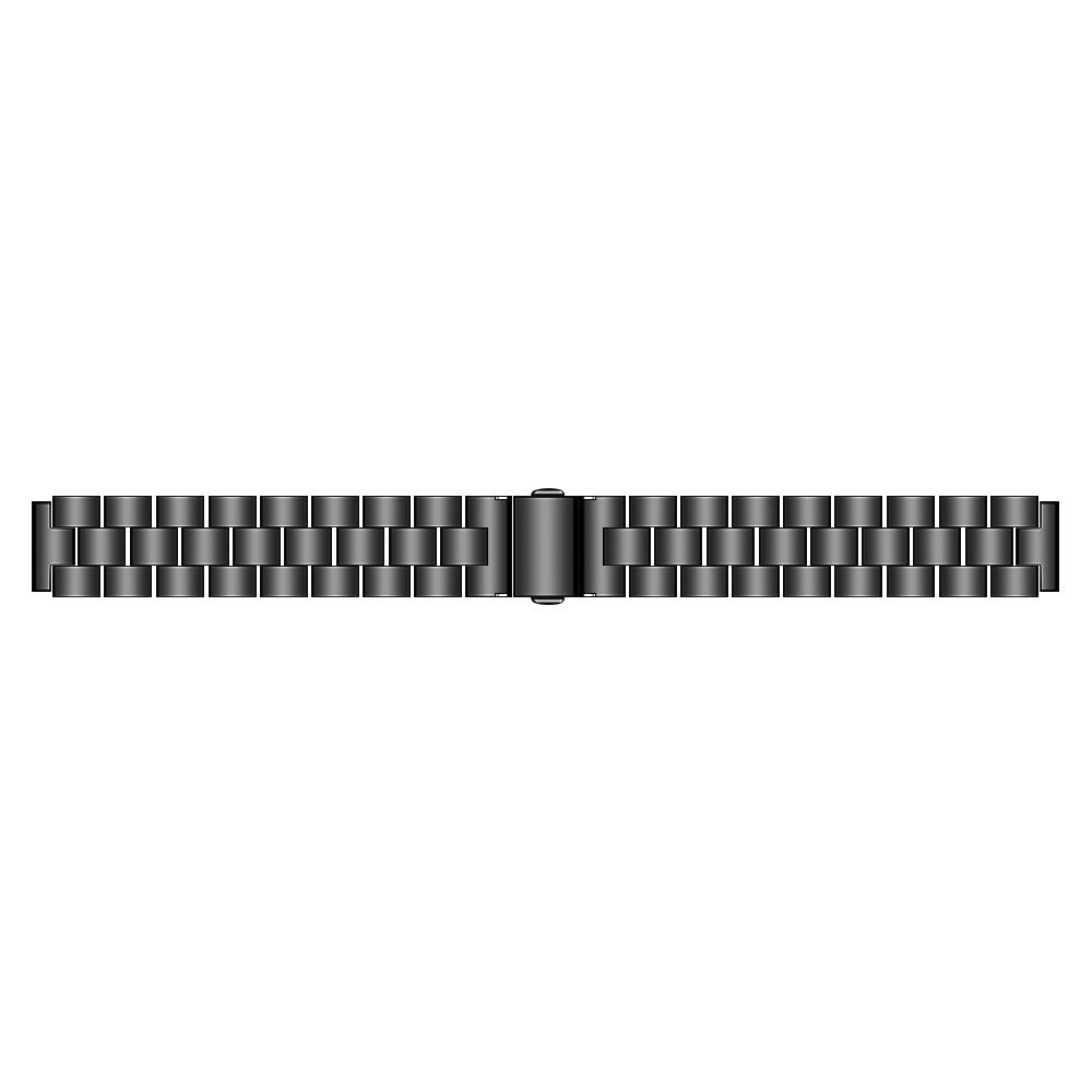For Xiaomi Smart Band 9 NFC/9/8 NFC/8 Stainless Steel Wrist Band 3 Beads Replacement Watch Strap