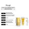 Maschera Notturna Avvolgente con Acido Cogico e Curcuma con Raschietto, Maschera Viso Peel-Off Gel alla Vitamina C per Pelle Idratata, 1 Confezione