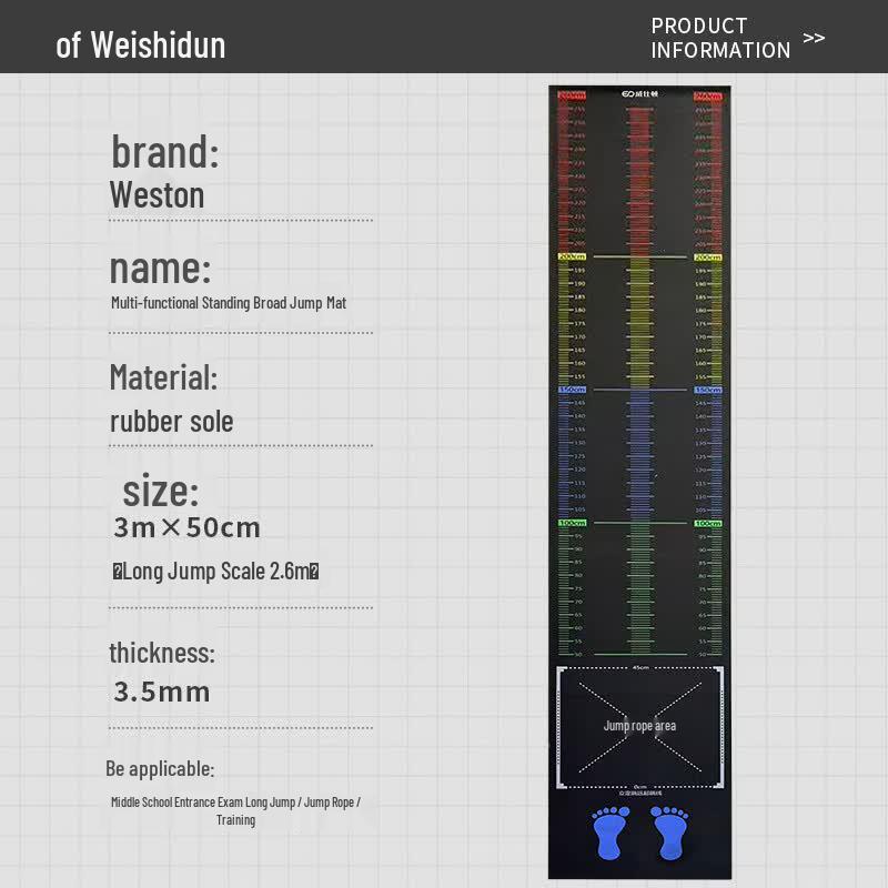 WEISHIDUN Standing Long Jump Test Mat