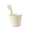 Metal Hanging Flower Pots Wall Mounted Drainable Hanging Planter with Hooks Railing Flower Planter Indoor Balcony