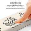 Creative Line Drawing Mouse Pad with Memory Foam Wrist Rest