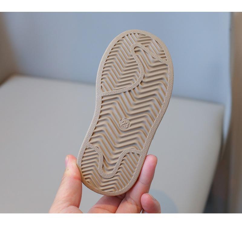 Kids' Sneakers, Minimalist Unisex Baby Soft-Sole Anti-Slip Shell-Toe Shoes, Children's Casual Shoes & White Flats.