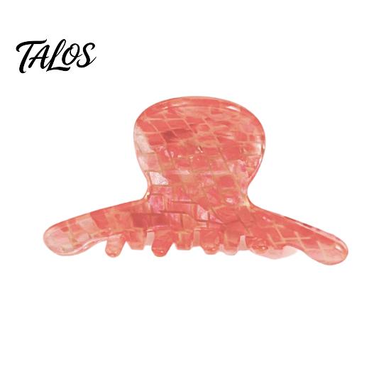 Fine Hair Grip Clip Smooth Edge Claw, Mini Octopus Clip, Colorful Transparent Side Acetic Acid Shower High Elasticity Spring Accessories Rounded