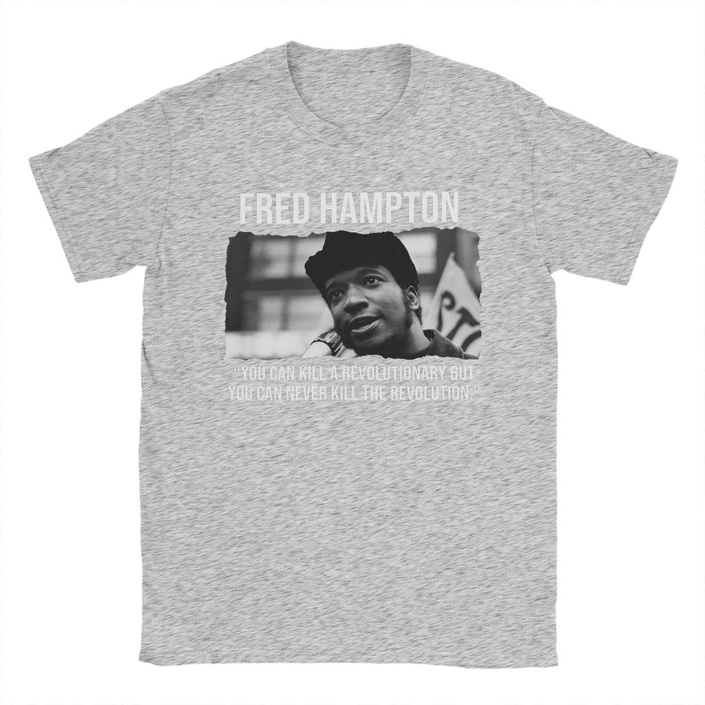 Fred Hampton Black History TShirt Summer Novelty T Shirts Unisex Cotton Round Neck Oversize Tees ShortSleeved YK Tshirt