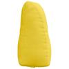 Back Cushion Light Yellow 80 x 24 x 50 cm Fabric