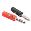 Einfach zu installierende 4mm Bananenstecker für schnelle Audio-Lautsprecherverbindungen (10 Stück)
