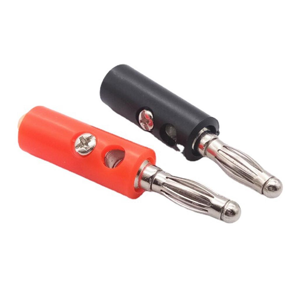 Conectori Banana de 4mm Ușor de Instalat pentru Conexiuni Rapide la Boxele Audio (10 buc)