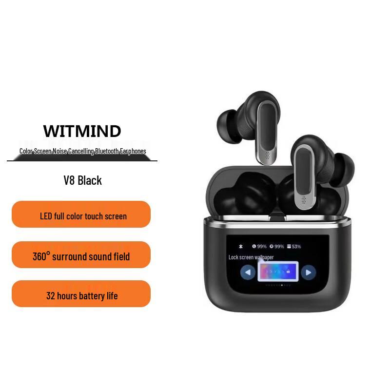 

WITMIND V8 Color Screen Noise Cancelling Bluetooth Headset