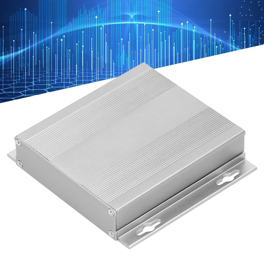 Carcasă de proiect din aliaj de aluminiu Carcasă decodor de circuite GPS Gri nisip 27x131x120mm