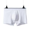 Men Boxer Underwear Elastic Mid-Waist Design U-Convex Shorts Briefs Smooth