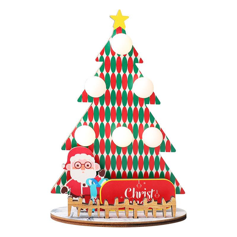 Christmas Tree Ornaments With Density Board Material For Holiday Home Decor