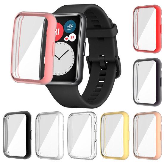 Anti-scratch Full Edge Smart Bracelet Protective Case Cover for HUAWEI Watch Fit