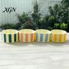 Durable Silicone Boot for Ice Cups Striped Cup Cover, Elastic Protective Sleeve, Waterproof Non Slip Easy Clean Sleeve Commuting Protector, Base Cover