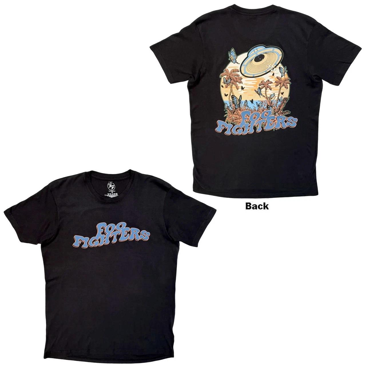 Foo Fighters. - Space Butterflies - Black Carbon t-shirt XXXXL