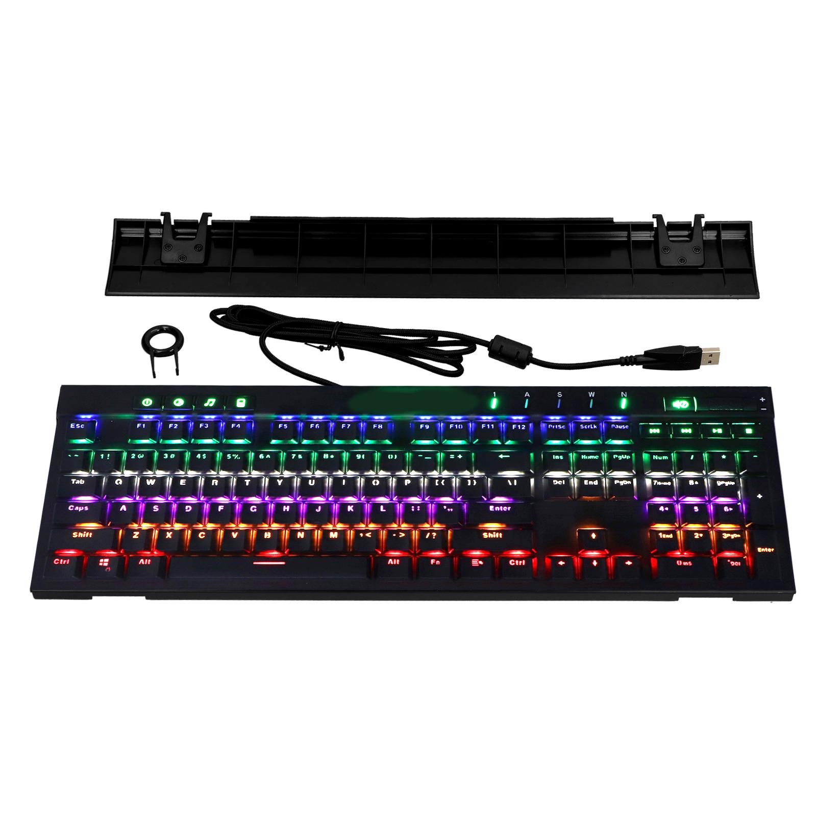 

Игровая клавиатура Magic Refiner Совместимость с N Key Rollover Стабильная передача Подсветка Проводная