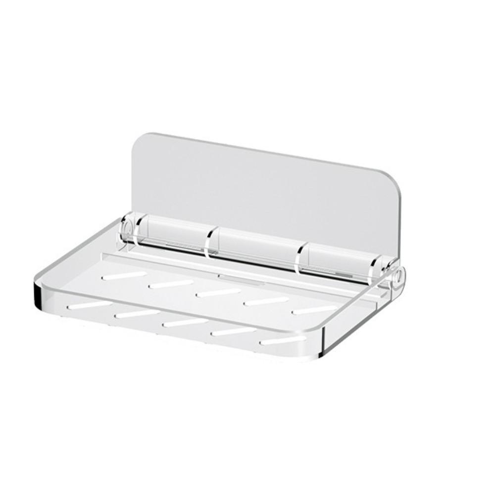 Punch-free Collapsible Storage Rack Folding Plate Storage Rack Tray Paper Towel Holder  Dormitory
