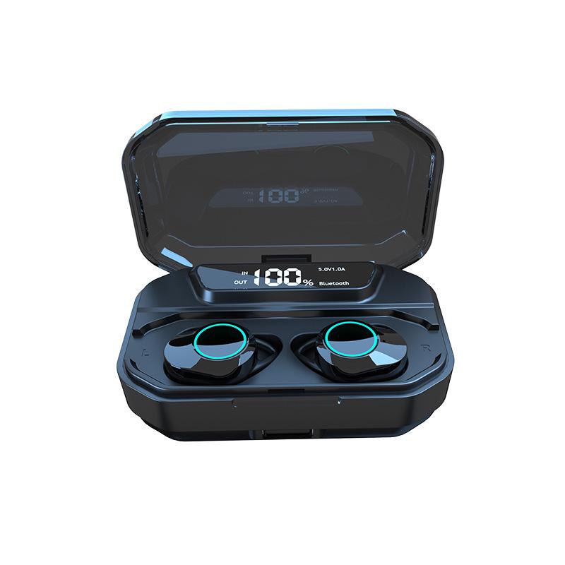 Wireless Bluetooth TWS Earbuds with Digital Display, Noise Cancelling, and Touch Control