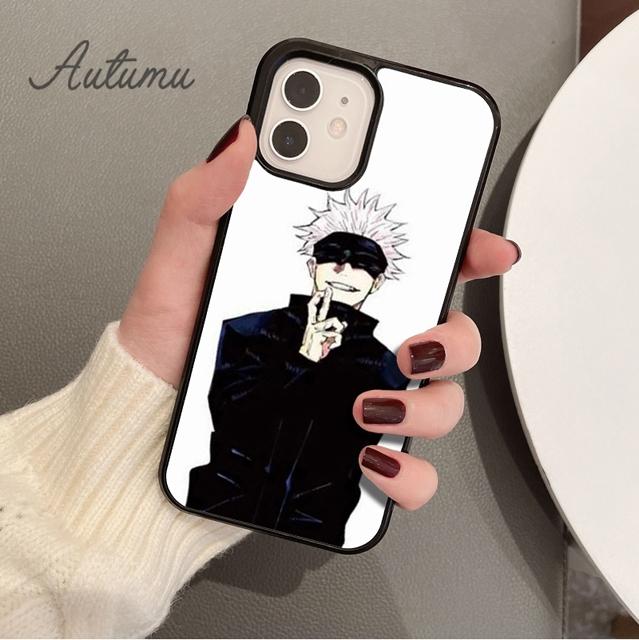 

Чехол для телефона Jujutsu Kaisen Anime Gojo Satoru для iPhone 11 12 13 14 Pro Max mini X XR XS SE 2020 6S 7 8 Plus Galaxy S21 S22 Samsung S22ultra
