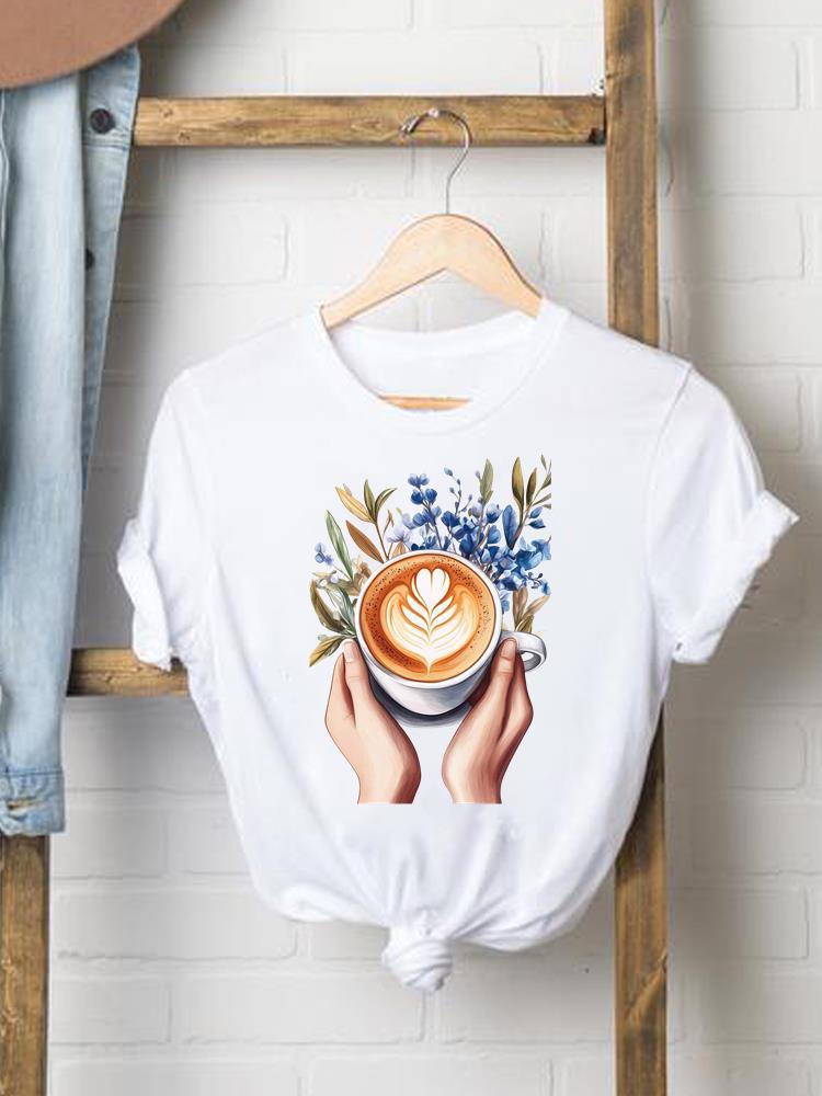 (Asian Size) sweet letter cute Women Fashion Tee Top Clothing T Shirt Woman Print Female Short Sleeve Graphic T-shirts